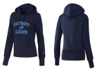 Women Detroit Lions Logo Pullover Hoodie-023