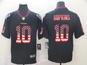 Nike Texans #10 DeAndre Hopkins Black USA Flash Fashion Limited Jersey