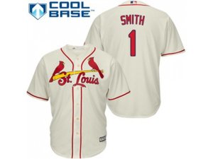 Youth St.Louis Cardinals #1 Ozzie Smith Cream Cool Base Stitched MLB Jersey