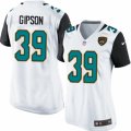 Womens Nike Jacksonville Jaguars #39 Tashaun Gipson Limited White NFL Jersey