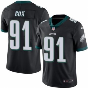 Youth Nike Philadelphia Eagles #91 Fletcher Cox Limited Black Rush NFL Jersey