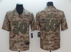 Nike Broncos #30 Phillip Lindsay Camo Salute To Service Limited Jersey