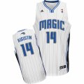 Mens Adidas Orlando Magic #14 D.J. Augustin Swingman White Home NBA Jersey