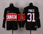 nhl jerseys team canada olympic #31 PRICE black [2014 new]