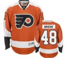 nhl philadelphia flyers #48 briere orange