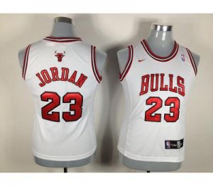 women nba jerseys chicago bulls #23 jordan white