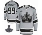 nhl jerseys los angeles kings #99 gretzky grey[stadium][2014 Stanley cup champions]