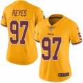 Women's Nike Washington Redskins #97 Kendall Reyes Limited Gold Rush NFL Jersey