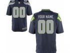 Men's Nike Seattle Seahawks Customized Game Team Color Jerseys (S-4XL)