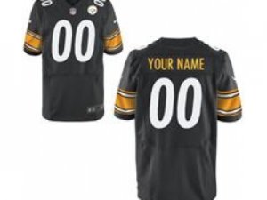 Men\'s Nike Pittsburgh Steelers Customized Elite Team Color Jerseys