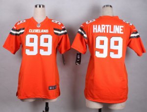 Women Nike Cleveland Browns #99 Paul Kruger Orange jerseys