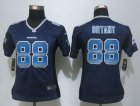 Women New Nike Dallas Cowboys #88 Bryant Navy Blue Strobe Jerseys