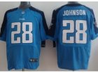 Nike NFL Tennessee Titans #18 Chris Johnson Light Blue Elite Jerseys