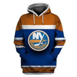 Islanders Blue All Stitched Hooded Sweatshirt