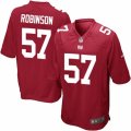 Men's Nike New York Giants #57 Keenan Robinson Game Red Alternate NFL Jersey