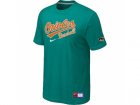 Baltimore Orioles Green Nike Short Sleeve Practice T-Shirt