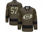 Youth Adidas Carolina Hurricanes #57 Trevor Van Riemsdyk Green Salute to Service Stitched NHL Jersey