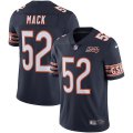 Nike Bears #52 Khalil Mack Navy NFL 100th Season Vapor Untouchable Limited Jersey