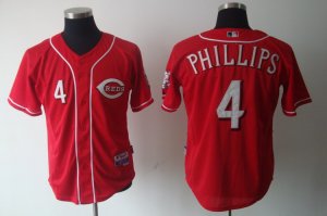 mlb cincinnati reds #4 phillips red[cool base]