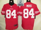 2013 Super Bowl XLVII NEW San Francisco 49ers 84 Moss Red Authentic (Elite NEW)