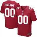Mens Nike New York Giants Customized Elite Red Alternate NFL Jersey