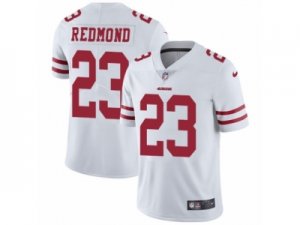 Mens Nike San Francisco 49ers #23 Will Redmond Vapor Untouchable Limited White NFL Jersey