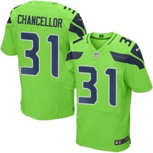 Nike Seattle Seahawks #31 Kam Chancellor Green Mens Stitched NFL Elite Rush Jersey