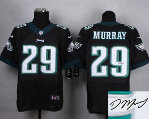 Nike Philadelphia Eagles #29 DeMarco Murray black jerseys(Elite)(Signature)