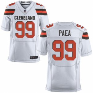 Mens Nike Cleveland Browns #99 Stephen Paea Elite White NFL Jersey