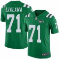 Mens Nike New York Jets #71 Ben Ijalana Limited Green Rush NFL Jersey