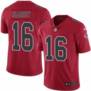 Youth Nike Atlanta Falcons #16 Justin Hardy Limited Red Rush NFL Jersey