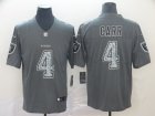 Nike Raiders #4 Derek Carr Gray Camo Vapor Untouchable Limited Jersey