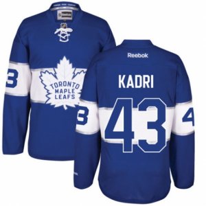 Mens Reebok Toronto Maple Leafs #43 Nazem Kadri Authentic Royal Blue 2017 Centennial Classic NHL Jersey