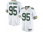 Mens Nike Green Bay Packers #95 Ricky Jean-Francois Limited White NFL Jersey