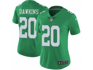 Women Nike Philadelphia Eagles #20 Brian Dawkins Limited Green Rush NFL Jersey