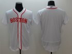 Boston Red Sox Blank White Flexbase Authentic Collection Alternate Home Stitched Baseball Jersey