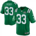 Nike New York Jets #33 Chris Ivory Green Men Rush jerseys(Elite)