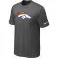 Denver Broncos Sideline Legend Authentic Logo T-Shirt Dark grey