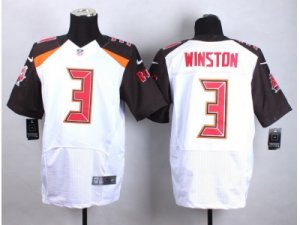 Nike Tampa Bay Buccaneers #3 Jameis Winston white jerseys(Elite)