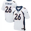 Nike Denver Broncos #26 Darian Stewart white jerseys(Elite)