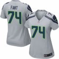 Women's Nike Seattle Seahawks #74 George Fant Limited Grey Alternate NFL Jersey