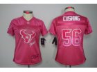 Nike Women NFL Houston Texans #56 Brian Cushing pink(2012 Fem Fan Jerseys)