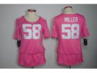 Nike Women Denver Broncos #58 Von Miller pink[breast cancer awareness]