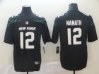 Nike Jets #12 Joe Namath Black New 2019 Vapor Untouchable Limited Jersey