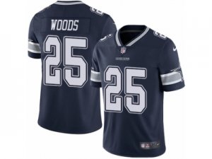 Mens Nike Dallas Cowboys #25 Xavier Woods Vapor Untouchable Limited Navy Blue Team Color NFL Jersey