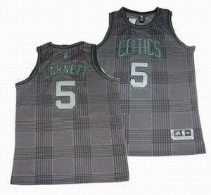 nba Boston Celtics #5 Kevin Garnett Rhythm Fashion Swingman