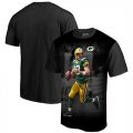 Green Bay Packers Aaron Rodgers NFL Pro Line by Fanatics Branded NFL Player Sublimated Graphic T