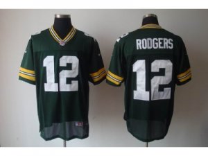 nike nfl jerseys green bay packers #12 rodgers green elite jersey