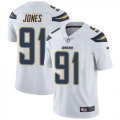 Nike Chargers #91 Justin Jones White Vapor Untouchable Limited Jersey