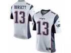 Men Nike New England Patriots #13 Phillip Dorsett Game White NFL Jersey